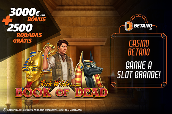 Ganhe a Slot Grande no Casino Betano: esta quinta-feira são 3000€ em Bónus e mais 2500 Rodadas Grátis